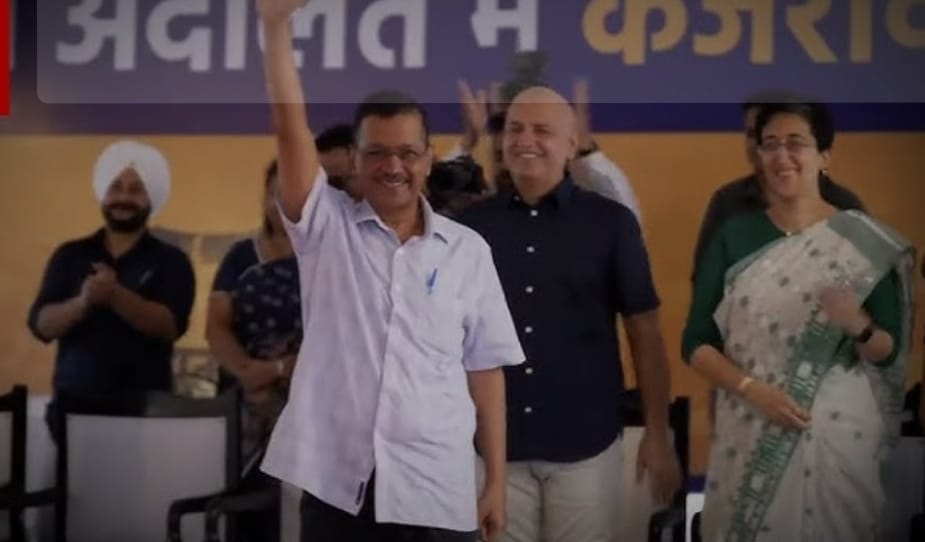 Arvind Kejriwal at Jantar Mantar